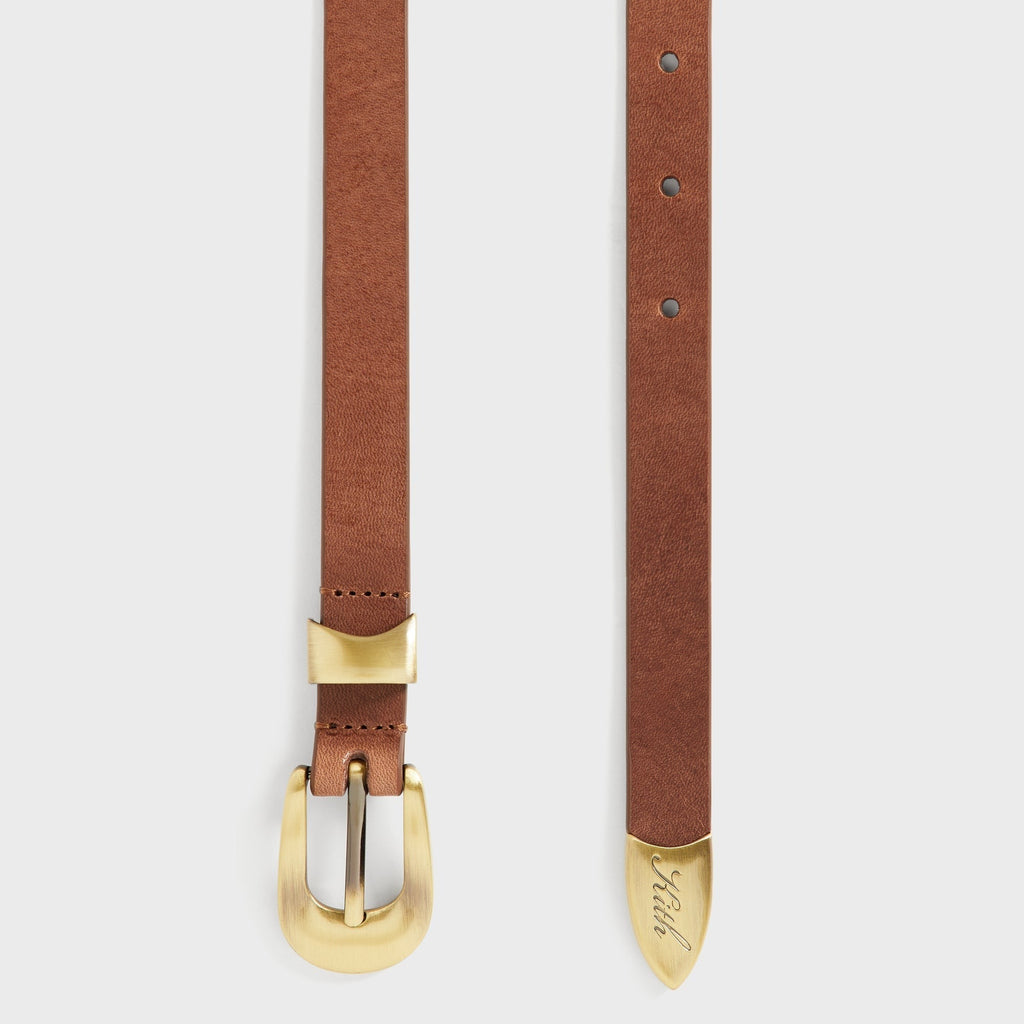 Kith Western Smooth Leather Belt - Zoom