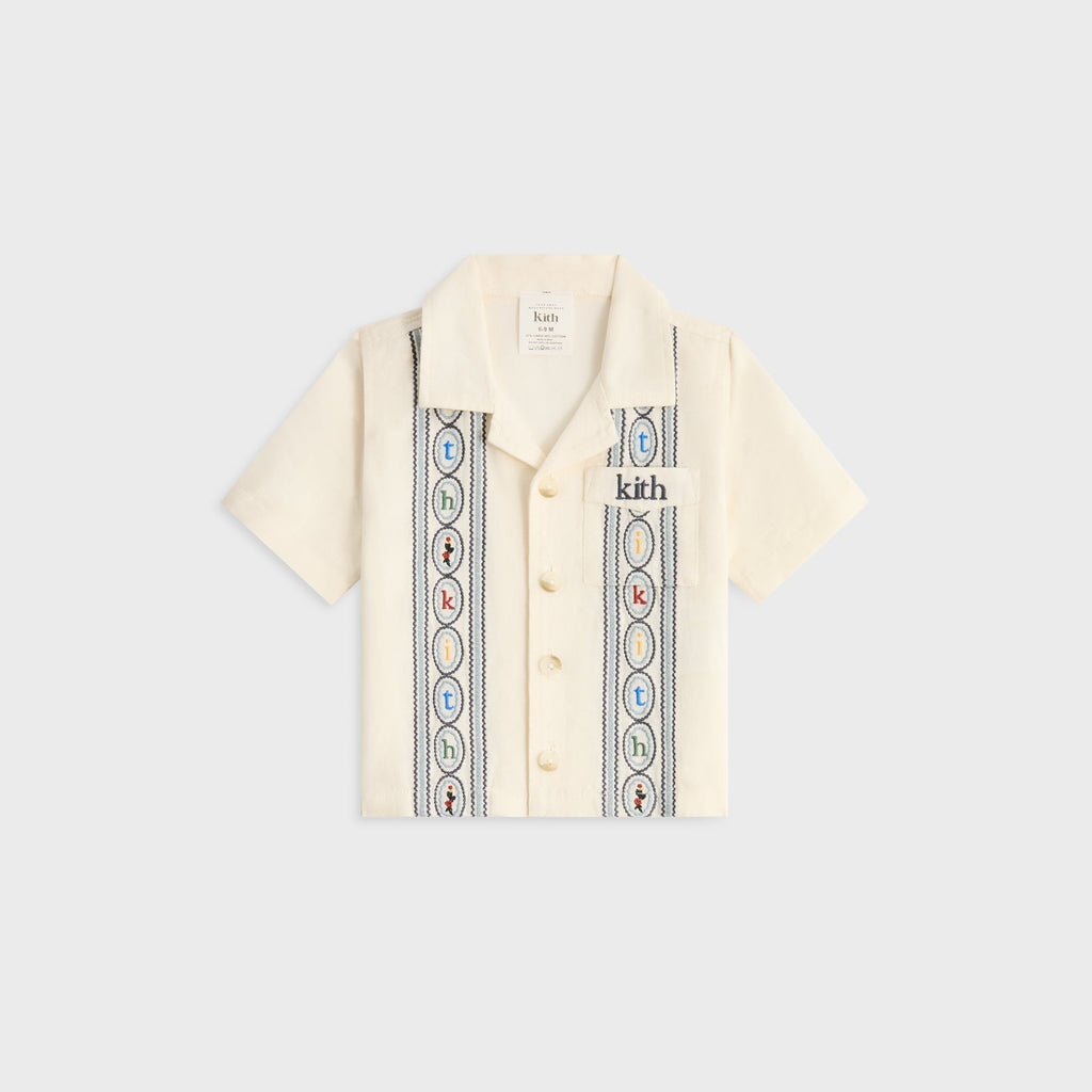 Kith Baby Novelty Embroidered Thompson Collared Shirt - Silk