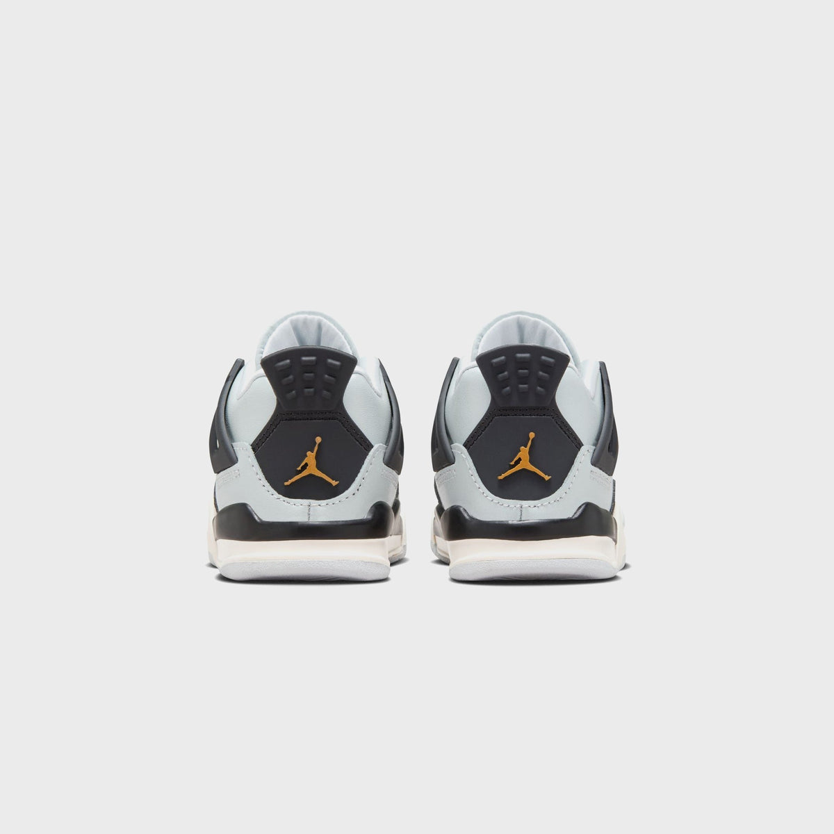 Jordan TD Air Jordan 4 Retro - Pure Platinum / Metallic Gold / Black