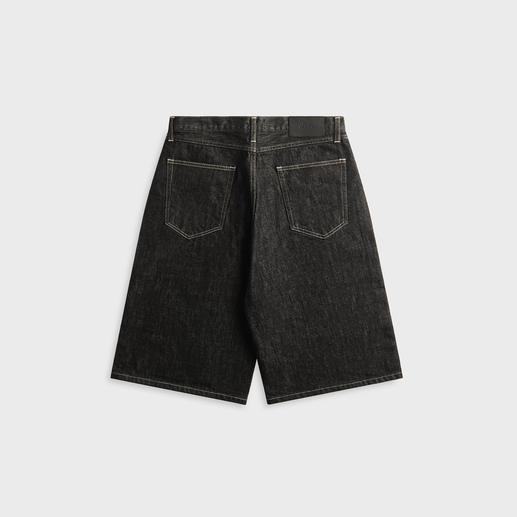 Studio Nicholson Marylebone Denim Short - Black / White Weft