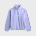 vowels Fleece Quarter Zip - Purple