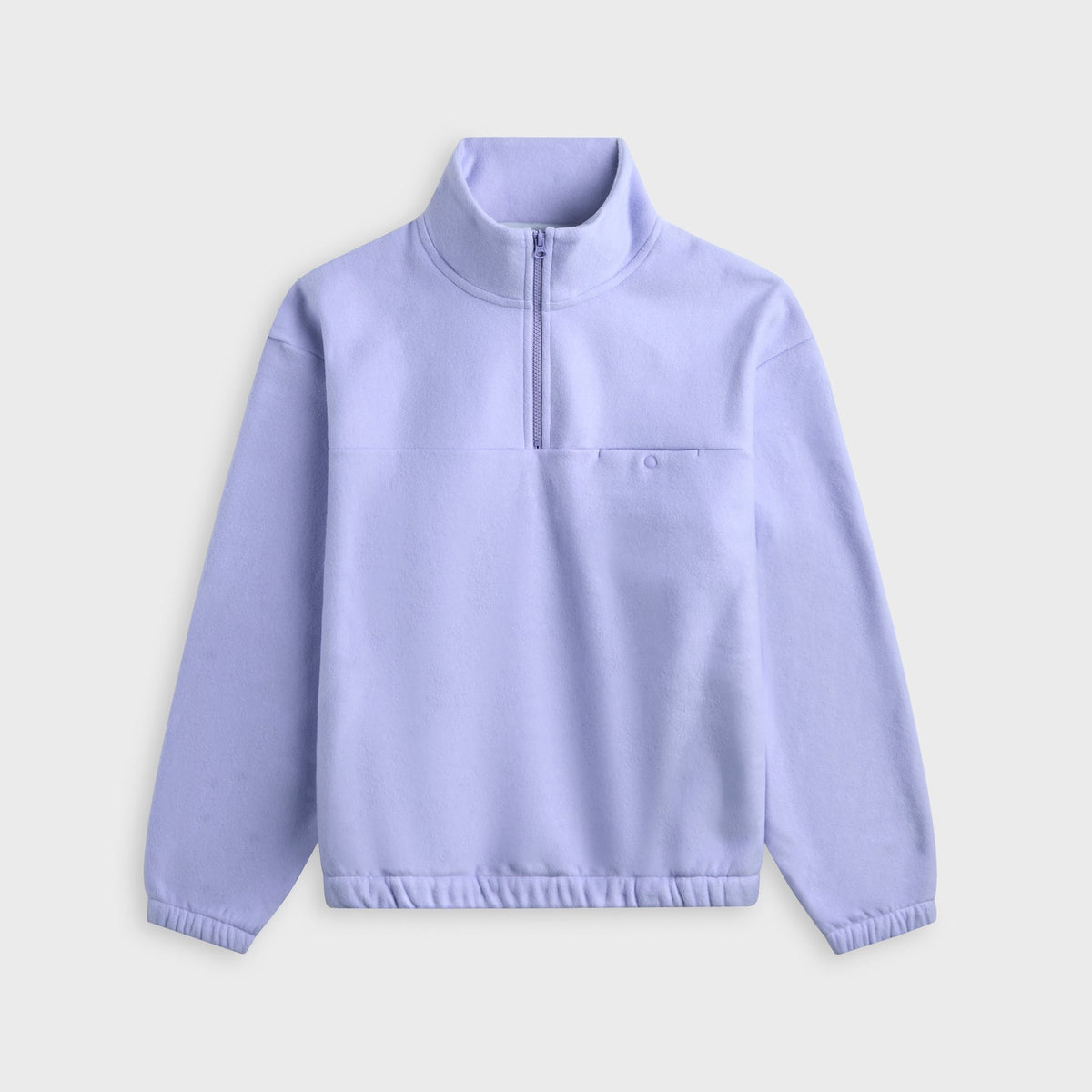 vowels Fleece Quarter Zip - Purple