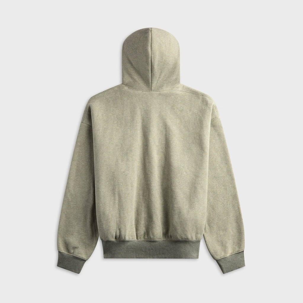 Essentials Signature Classic Full Zip Hoodie - Concrete Heather / Dark Concrete Heather