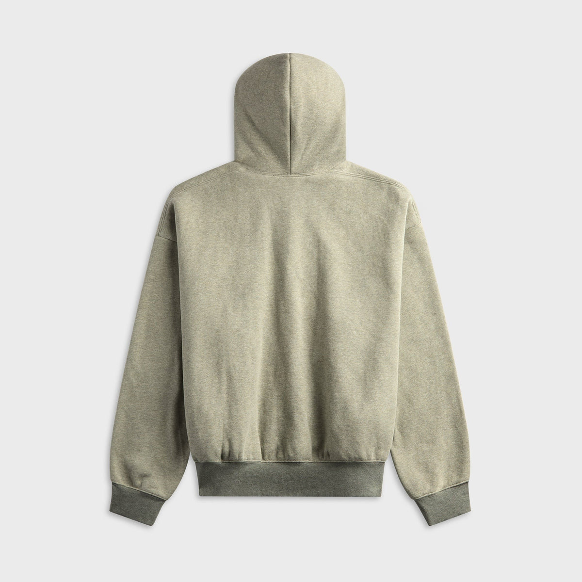 Essentials Signature Classic Full Zip Hoodie - Concrete Heather / Dark Concrete Heather