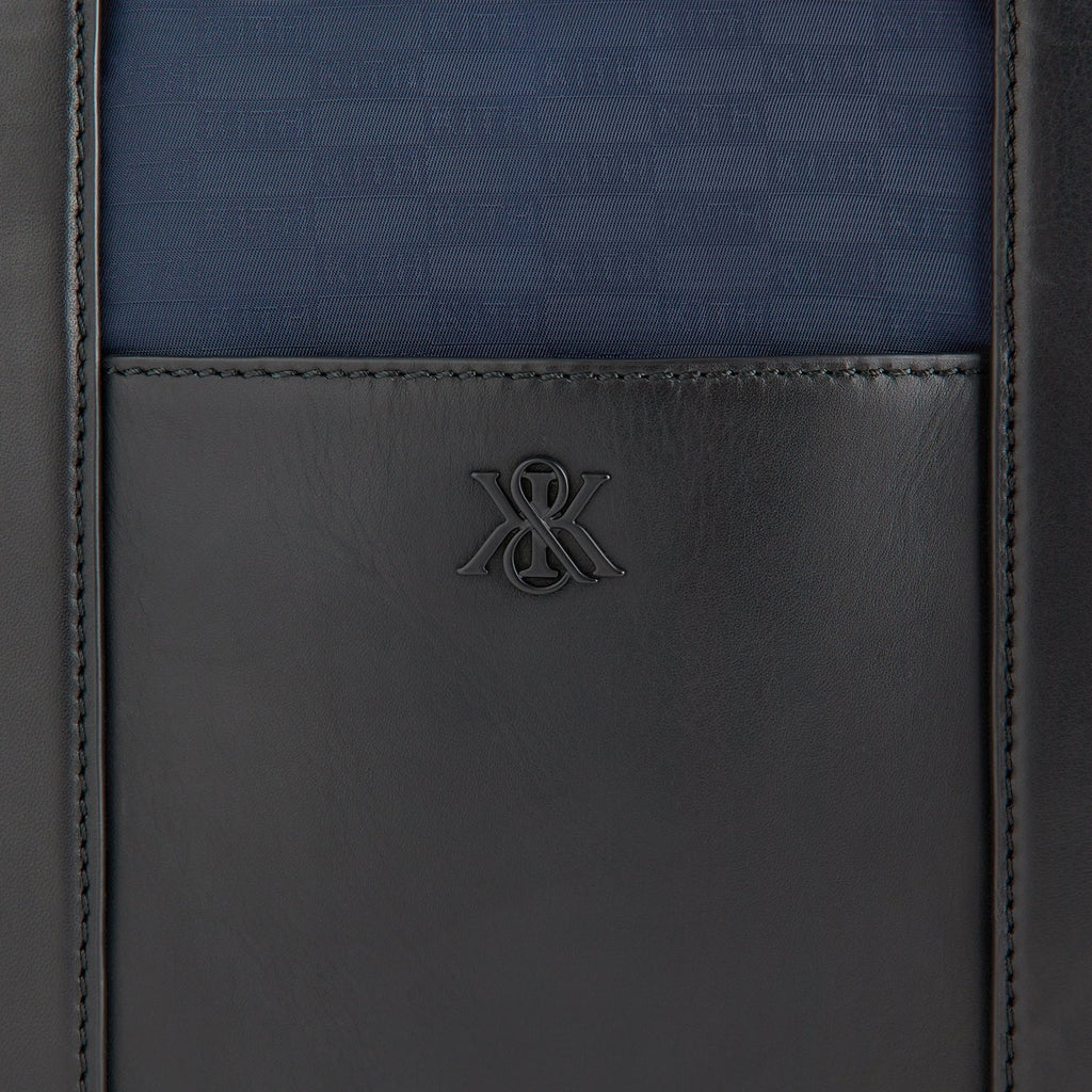 Kith Monogram Nylon Leather Traveler K40 Bag - Nocturnal
