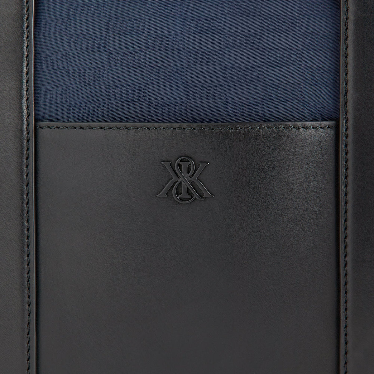 Kith Monogram Nylon Leather Traveler K40 Bag - Nocturnal