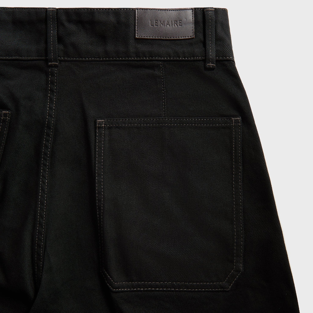 Lemaire Maxi Barrel Workwear Pants - Black