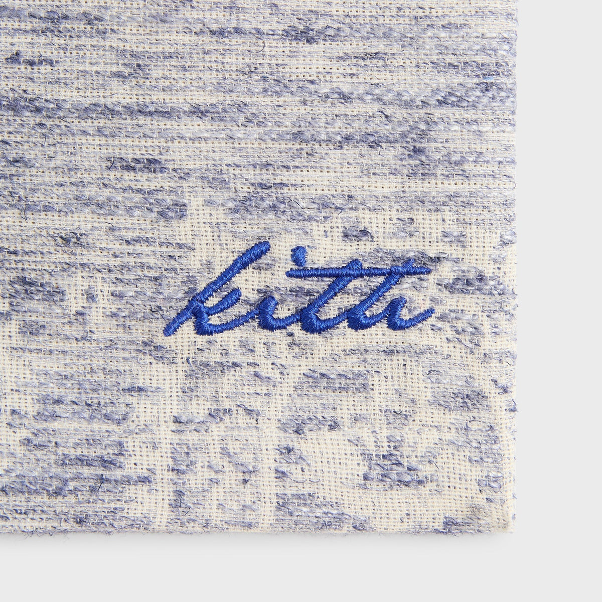 Kith Heathered Paisley Torin Shirt - Light Indigo