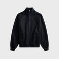 Jil Sander Wool Melton Zip-Up Jacket - Midnight