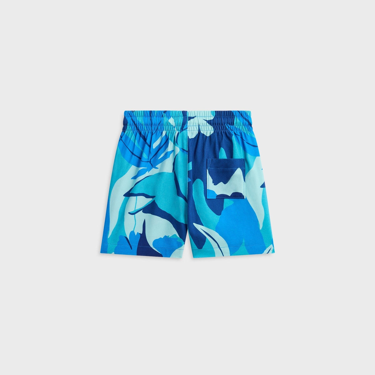 Kith Kids Abstract Tropical Thompson Camp Short - Turquoise