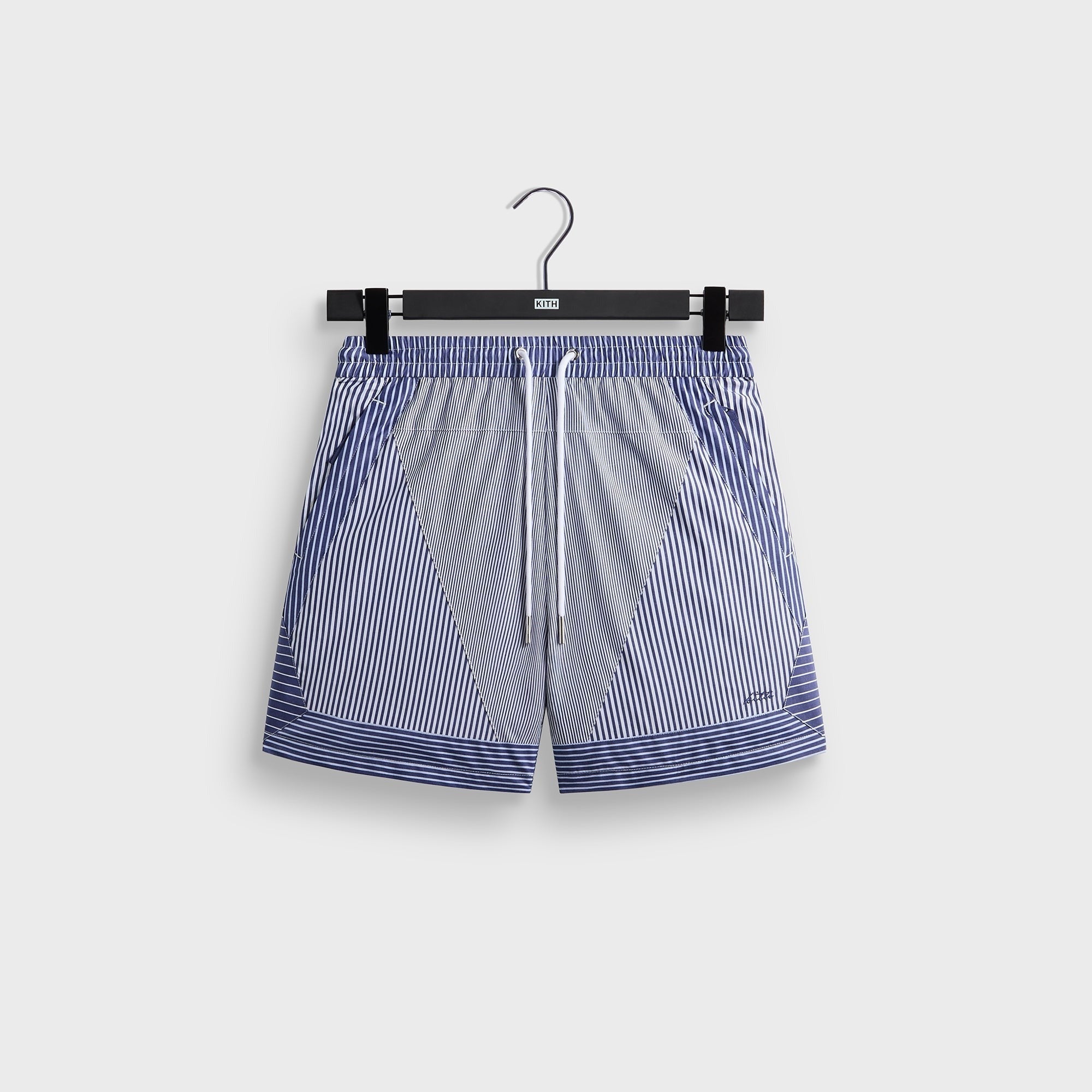 Kith Poplin Stripe Turbo Short - Darkshore
