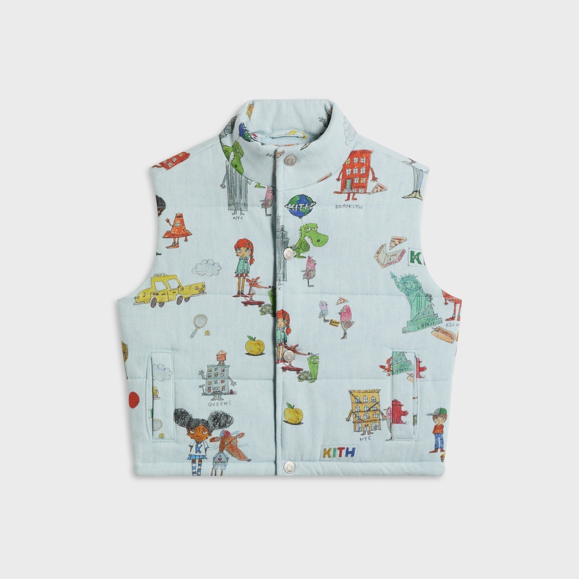 Kith Kids for Matthew Langille Puffer Vest - Polar - PH