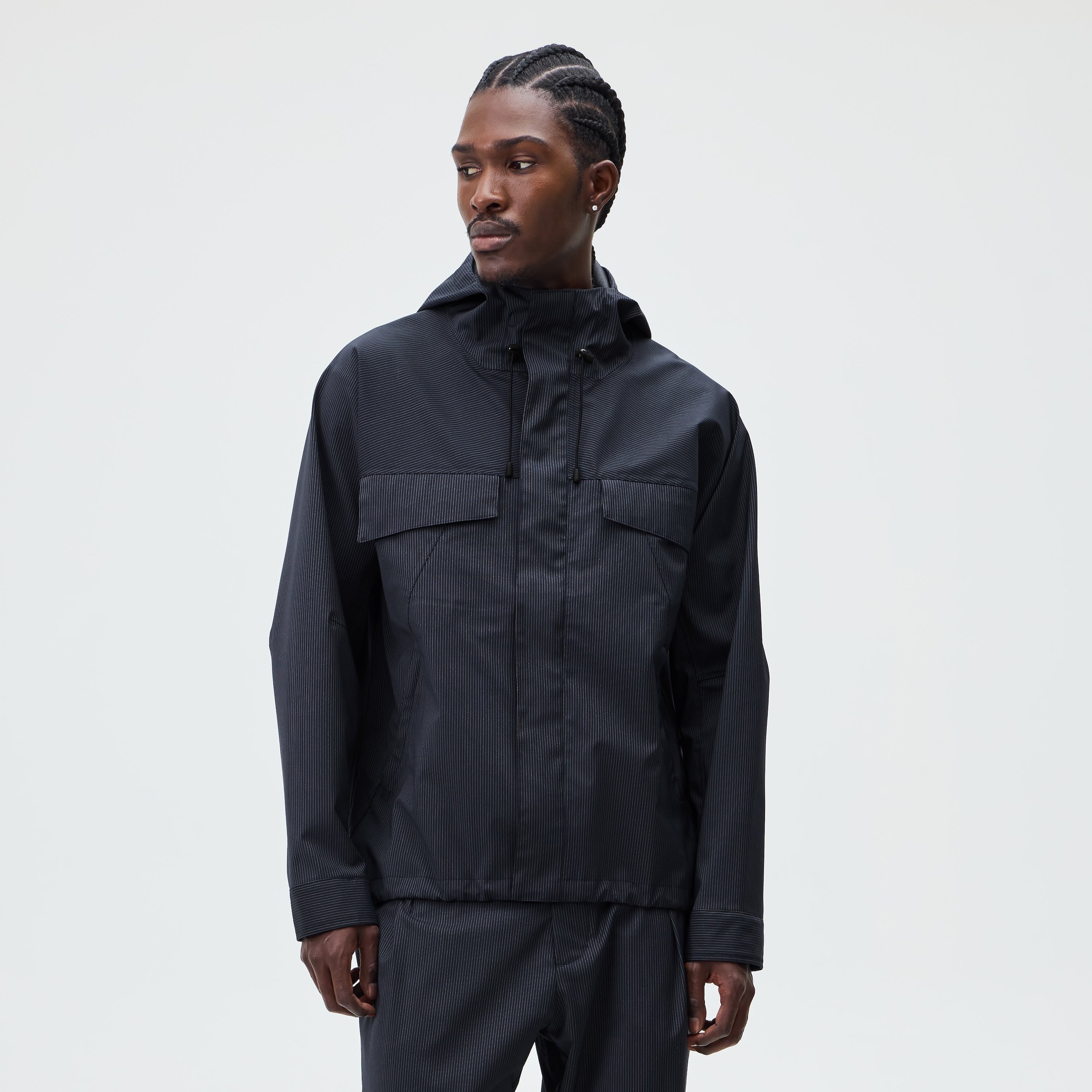 &Kin Tropical Wool Gael Parka - Nocturnal