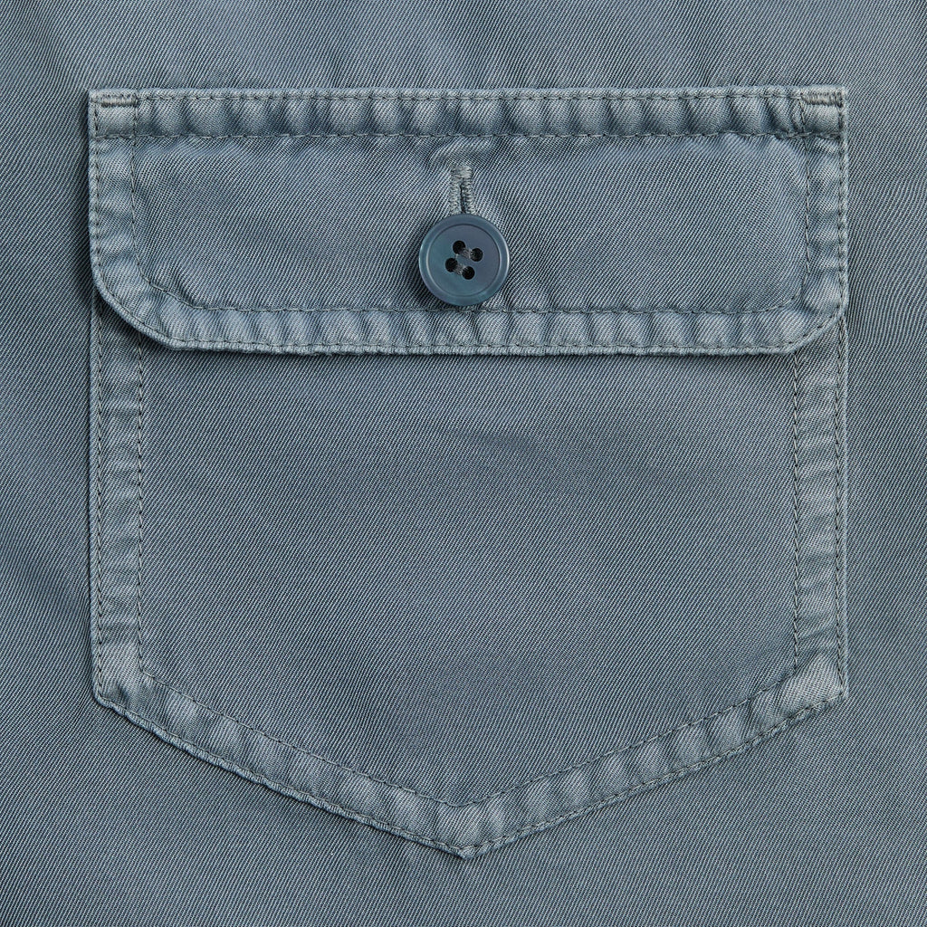 &Kin Garment Dyed Silk Collared Yardley Shirt - Ovation