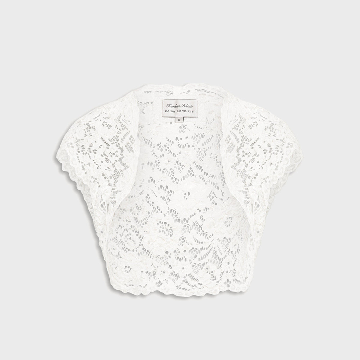 Frankies Bikinis x Paige Lorenze Love Story Lace Bolero - Sunday Ceremony