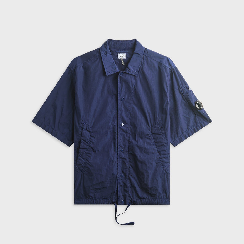 C.P. Company Chrome-R Short Sleeve Lens Overshirt - Blueprint