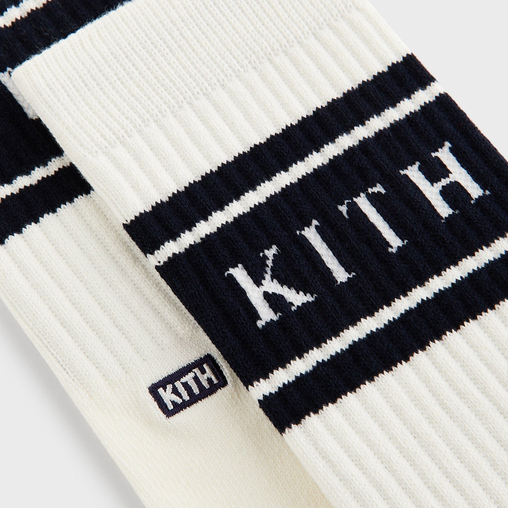 Kith 3-Pack Variegated Stripe Crew Socks - Multi