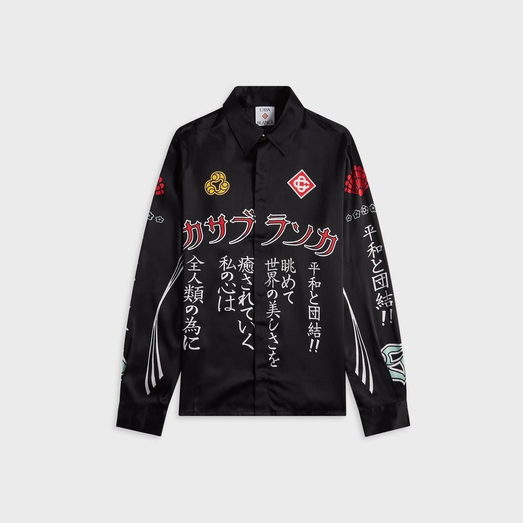 Casablanca Long Sleeve Shirt - Black