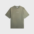Acne Studios Mended Logo Tee - Slate Grey