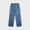 Loewe Anagram Baggy Jeans - Mid Blue Denim