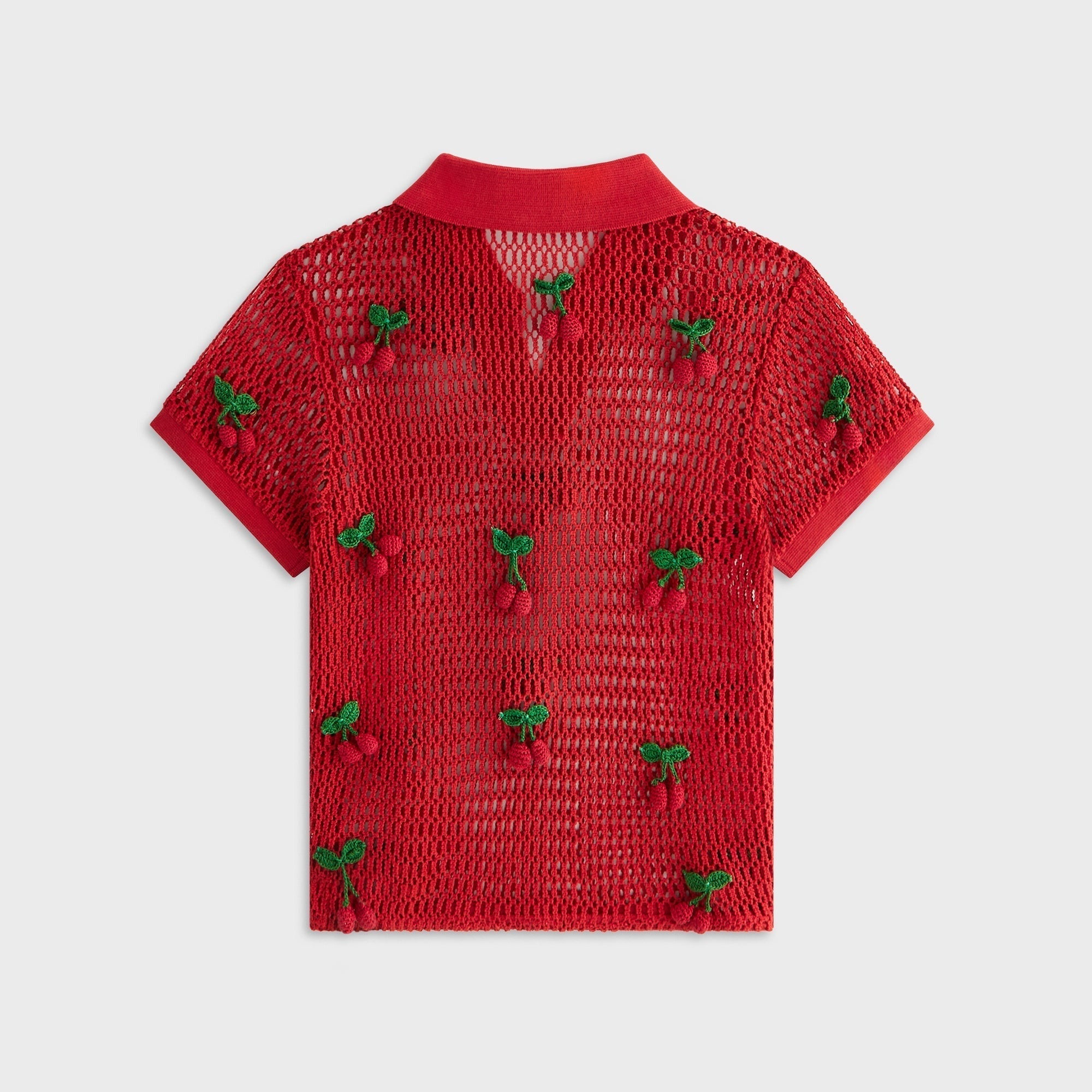 Kith Women Hedi Cherry Sweater Polo - Fury