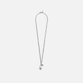 Emanuele Bicocchi Safety Pin Pearl Pendant Necklace - Silver