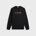 Loewe Regular Fit Sweatshirt - Black