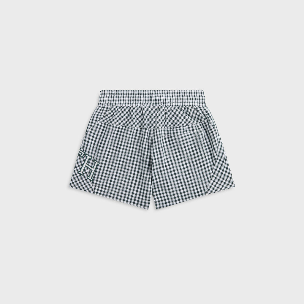 Kith Kids Blocked Gingham Curtis Short - Stadium