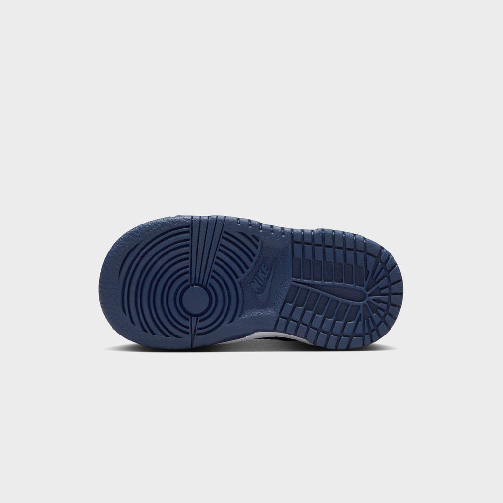 Nike TD Dunk Low - White / Midnight Navy / White