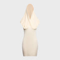 Isa Boulder Lowhood Mini Dress - Ivory