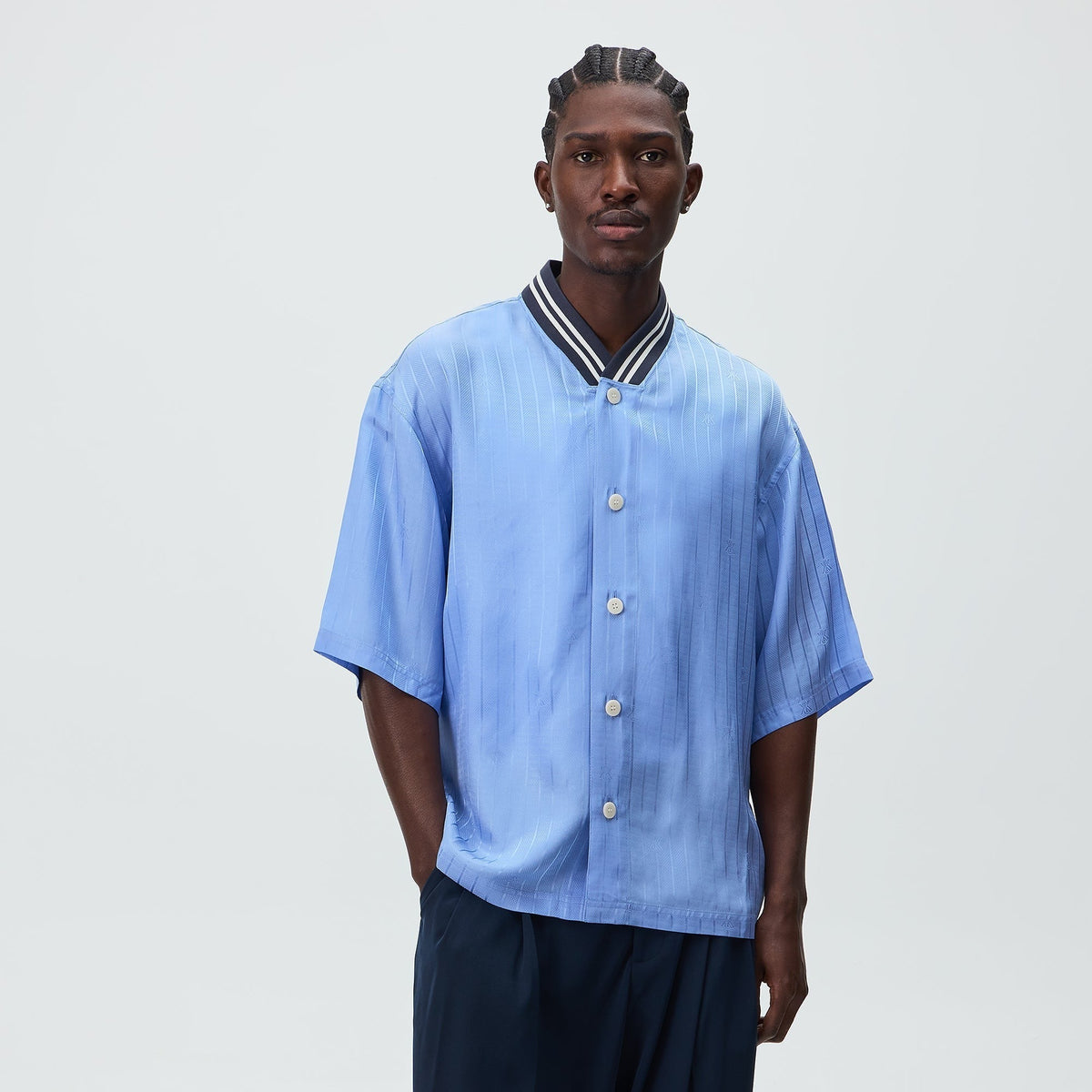 Kith Crest Logo Pacey Shirt - Millstream