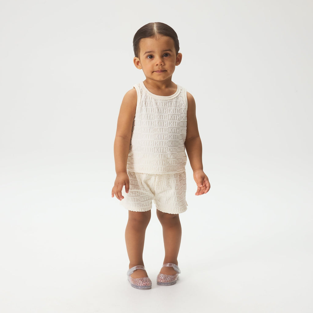 Kith Baby Monogram Terry Tank Set - Silk