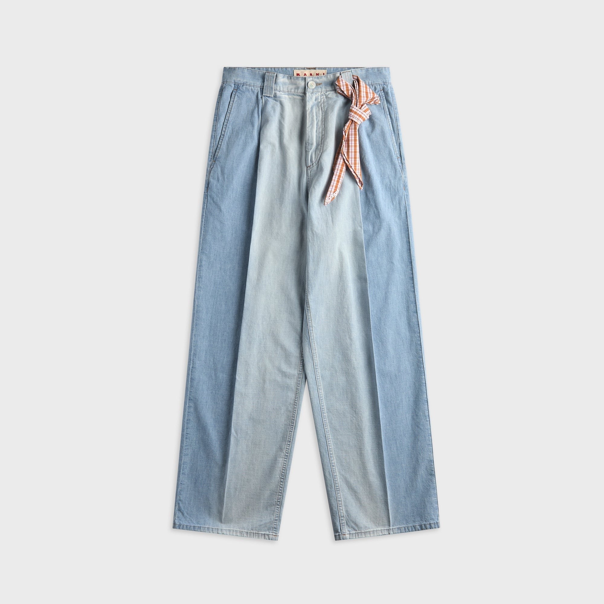 Marni Wide Leg Chambray Jean - Cloud