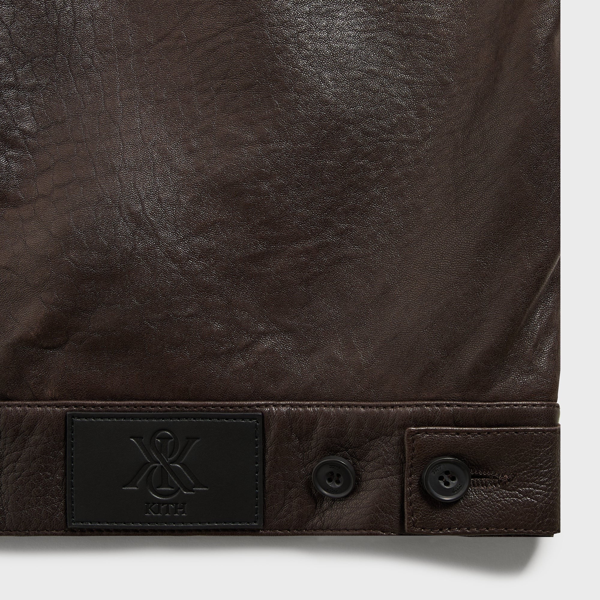Kith Vintage Leather Alonzo Jacket - Kindling