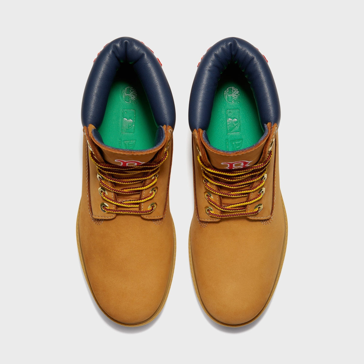 Timberland x New Era Heritage Premium 6-Inch Boston Red Sox Waterproof Boot - Wheat