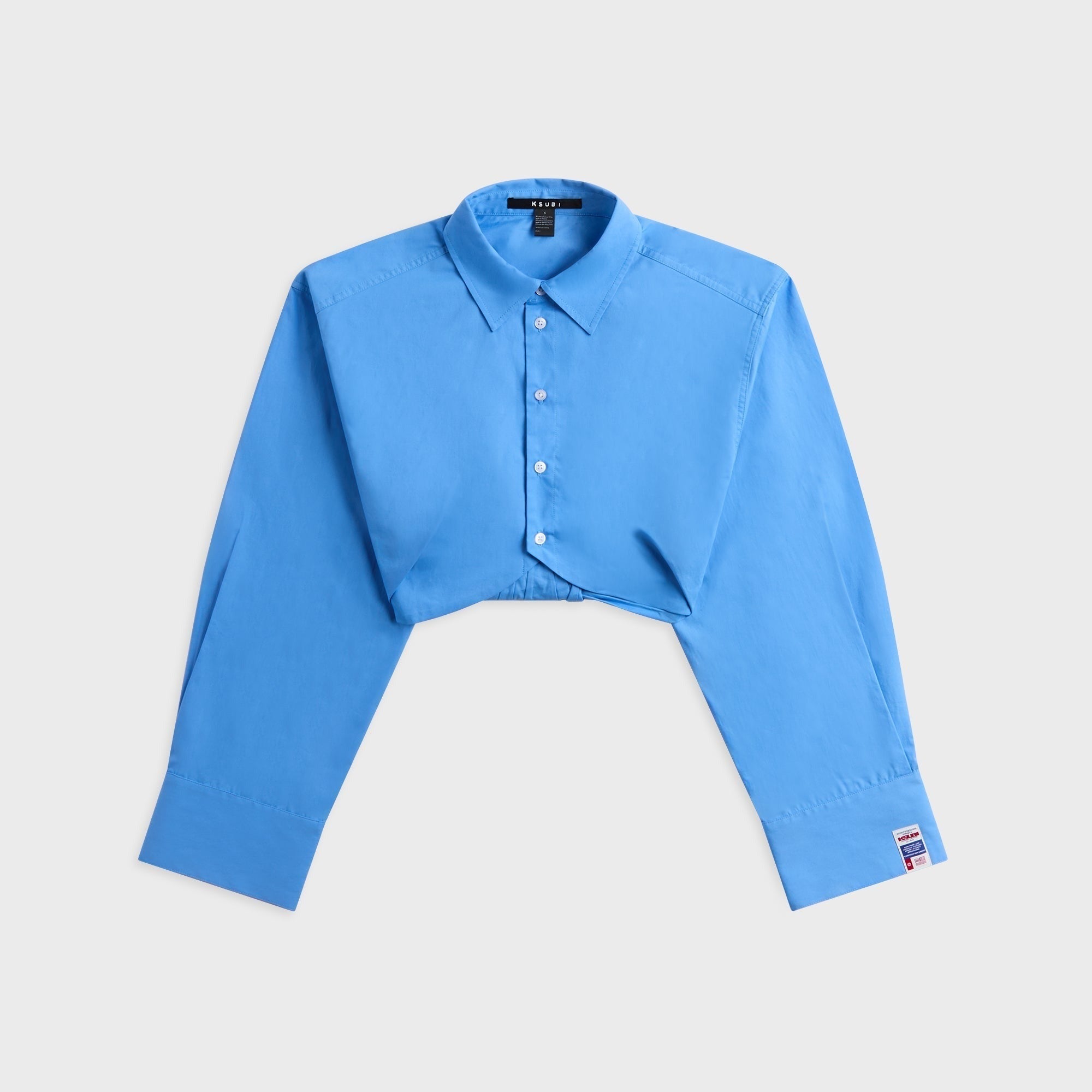 Ksubi Barker Long Sleeve Shirt - Azure