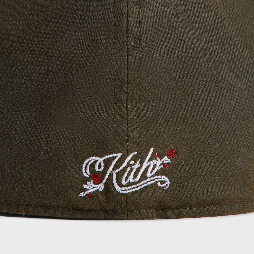 Kith & '47 for the Los Angeles Dodgers Waxed Cotton Franchise LS Cap - Cypress