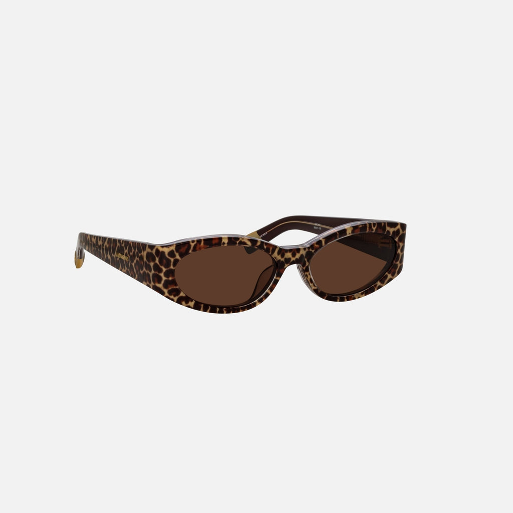 Jacquemus Ovalo Frames - Leopard