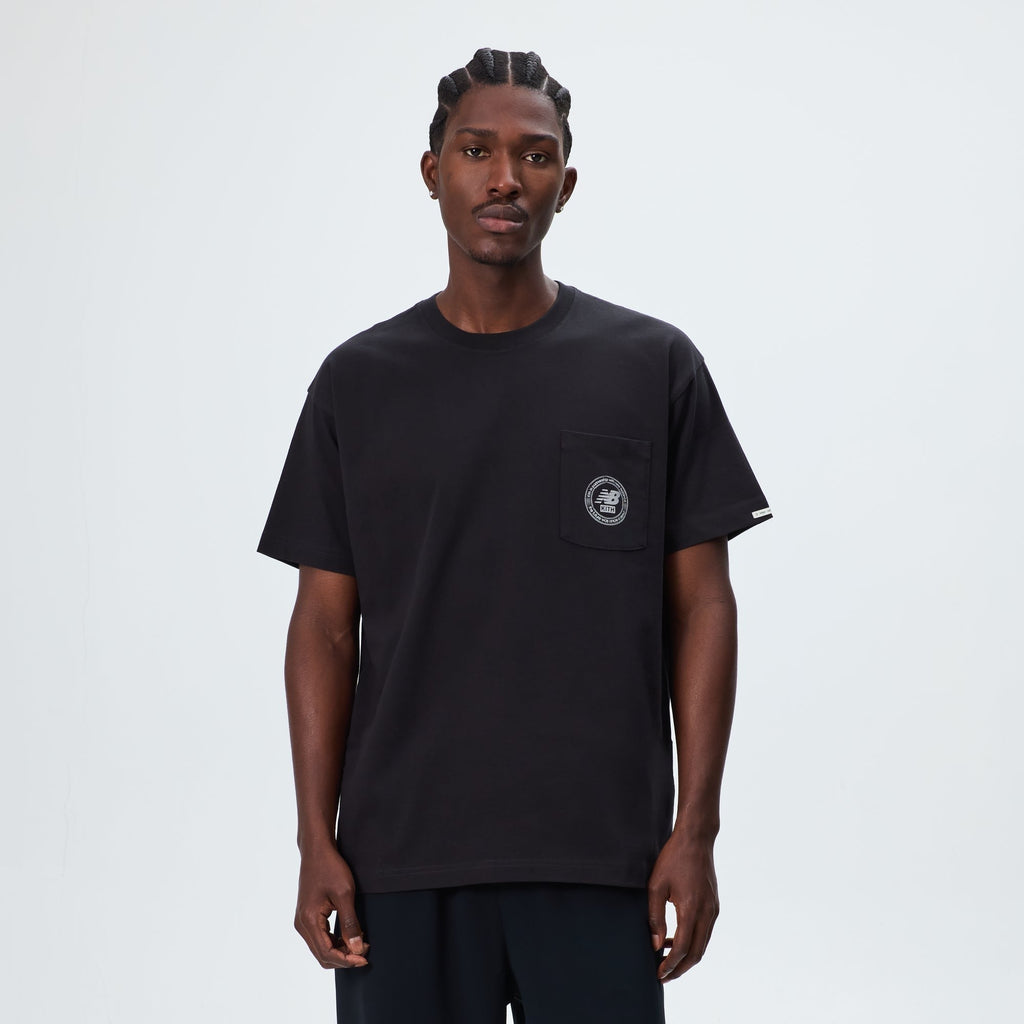 Kith & New Balance Crest Pocket Tee - Black
