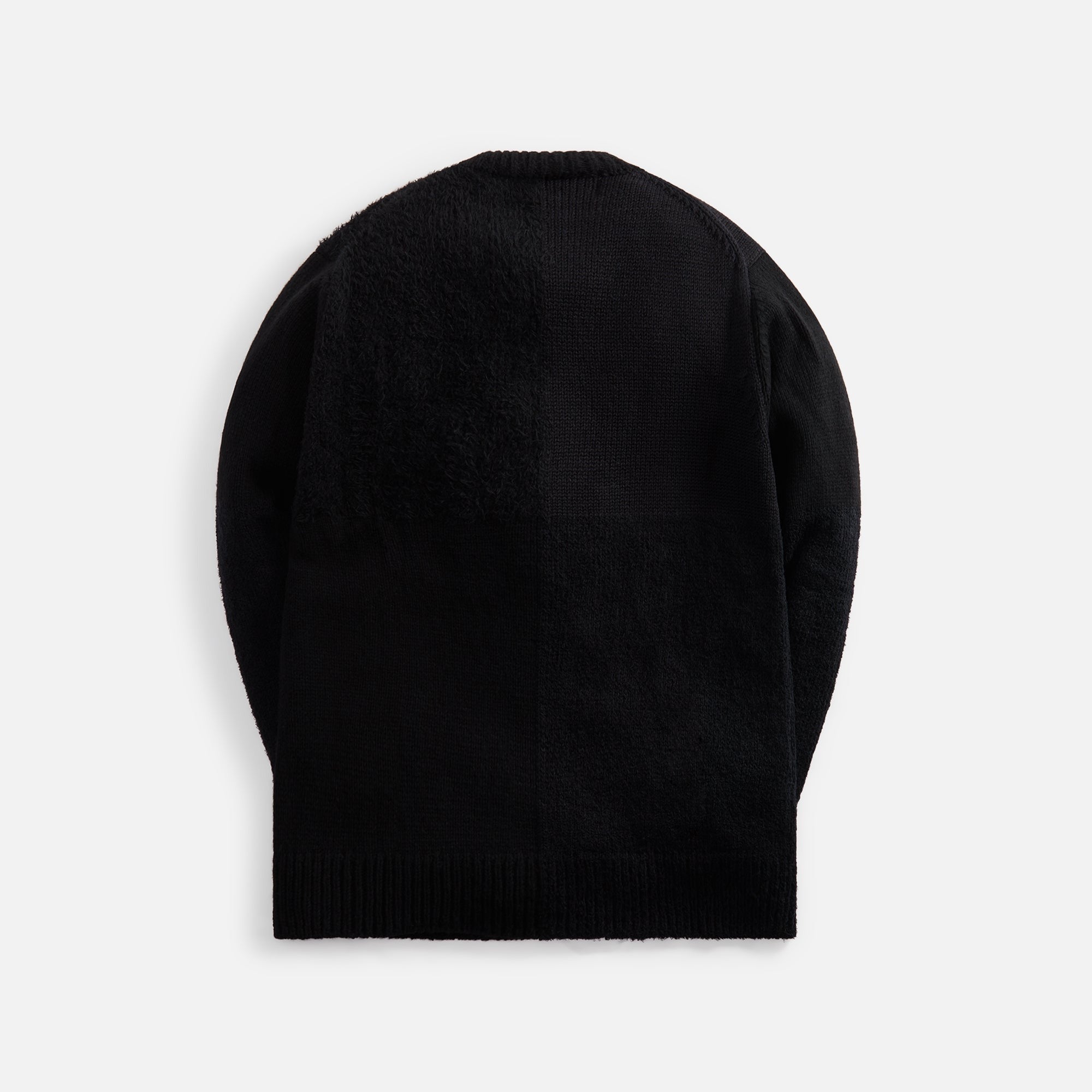 CDG Homme Patchwork Sweater - Black
