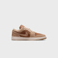 Jordan WMNS Air Jordan 1 Low - Legend Medium Brown / Chalk / Light British Tan