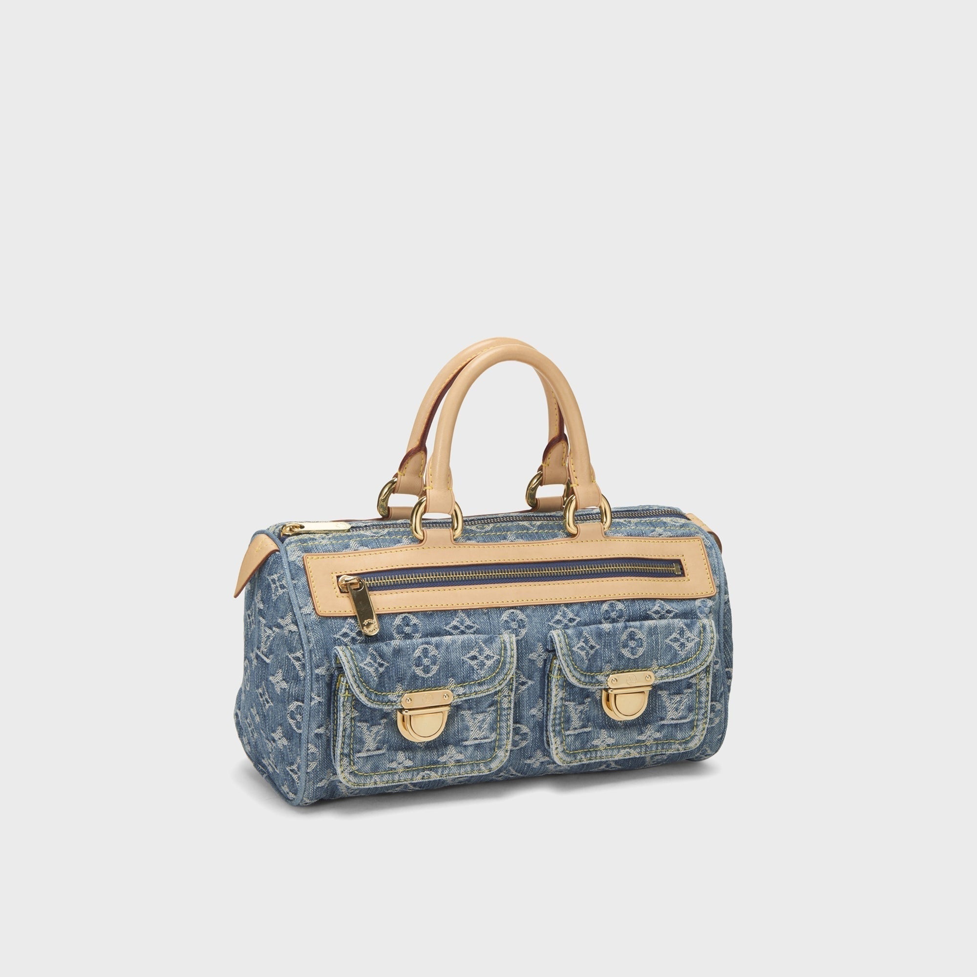 WGACA Louis Vuitton Denim Neo Speedy - Blue