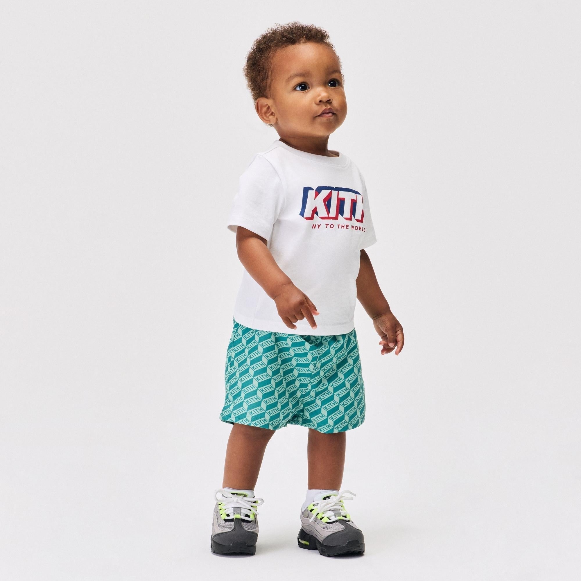 Kith Baby Monogram Kai Swim Trunk - Sorrel