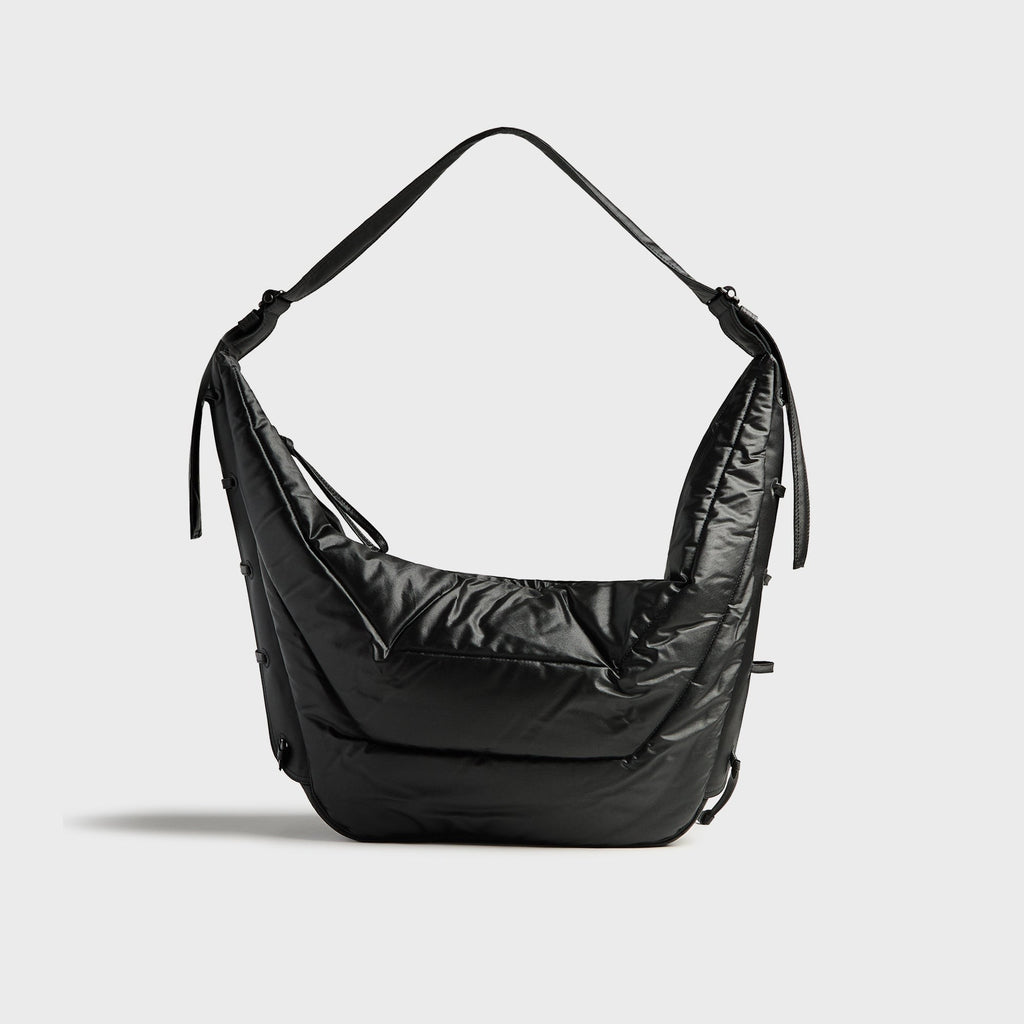 Lemaire Large Soft Game Bag - Ash Black