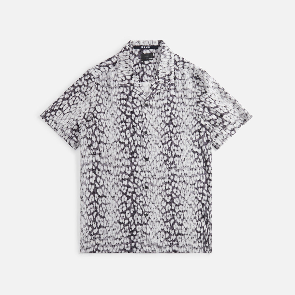 Ksubi Whitenoise Leopard Resort Shirt - Multi