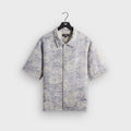 Kith Heathered Paisley Torin Shirt - Light Indigo