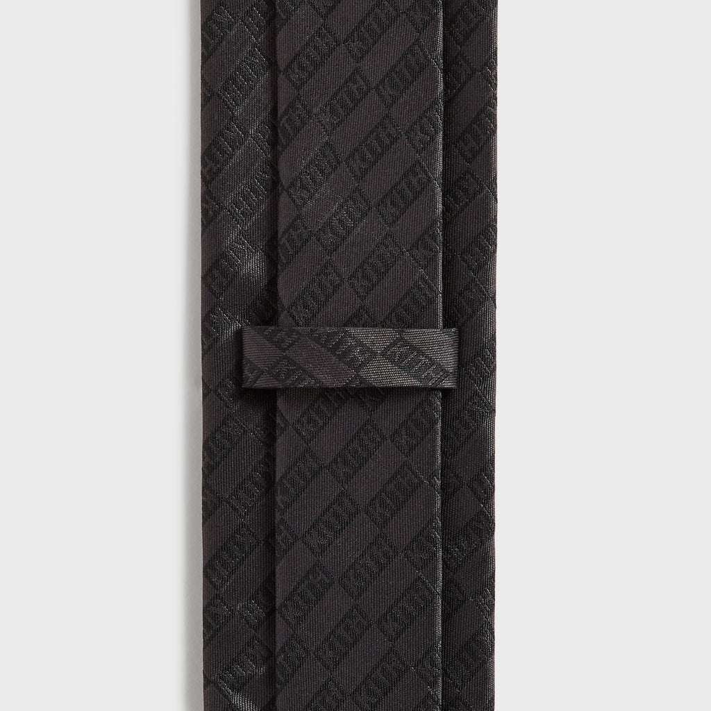 Kith Jacquard Classic Logo Tie - Black