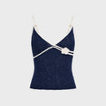 Asta Resort Delilah Camisole Top - Navy Sequin