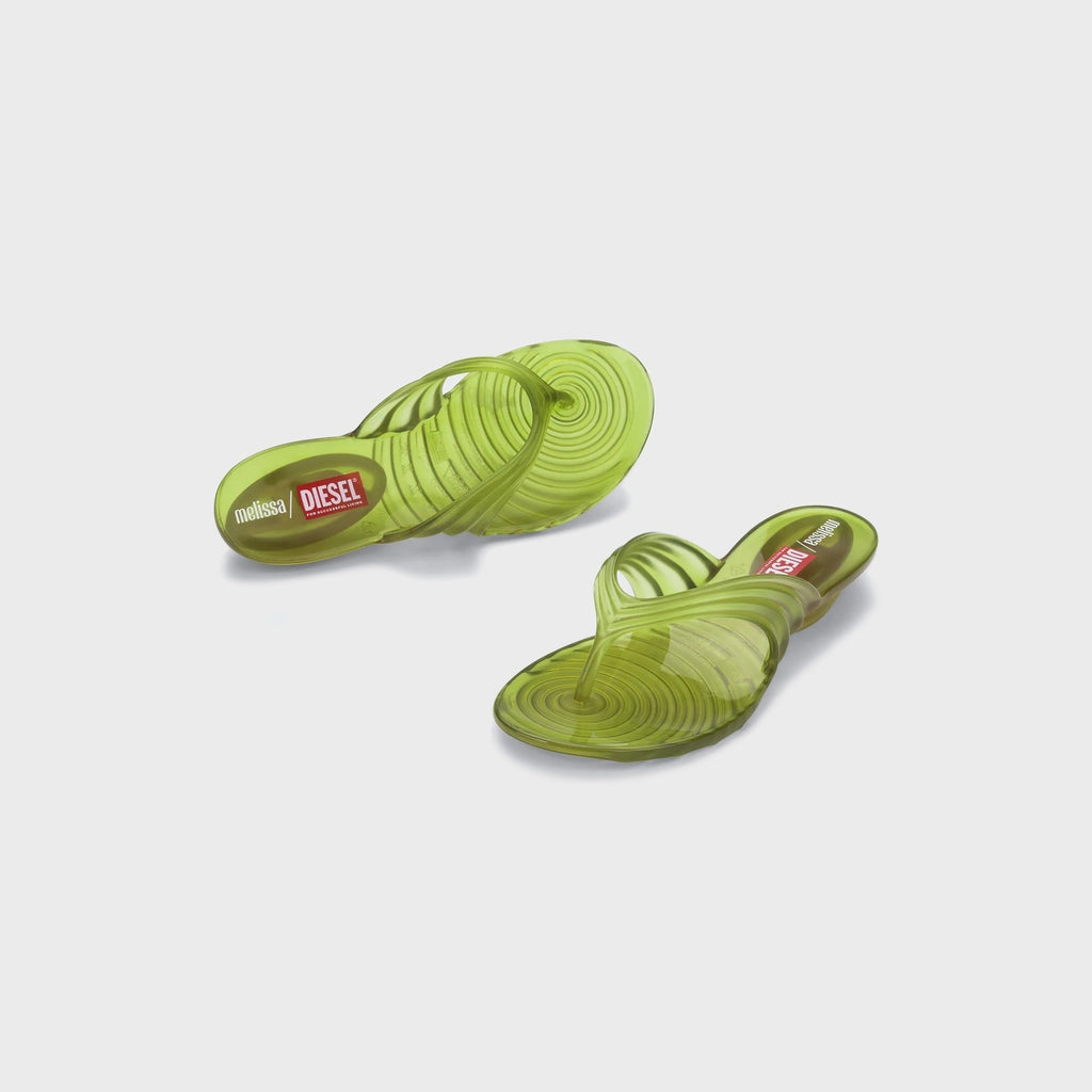 Melissa x Diesel Quantum Flip Flop - Clear Yellow