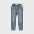 Agolde Frayed Waist Low Rise Ankle Slim Jeans - Rhythmic